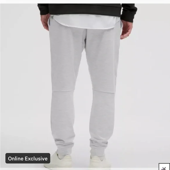 Lululemon City Sweat Joggers Tall Heathered Ultra Light Grey/Sea Salt - Picture 2 of 12